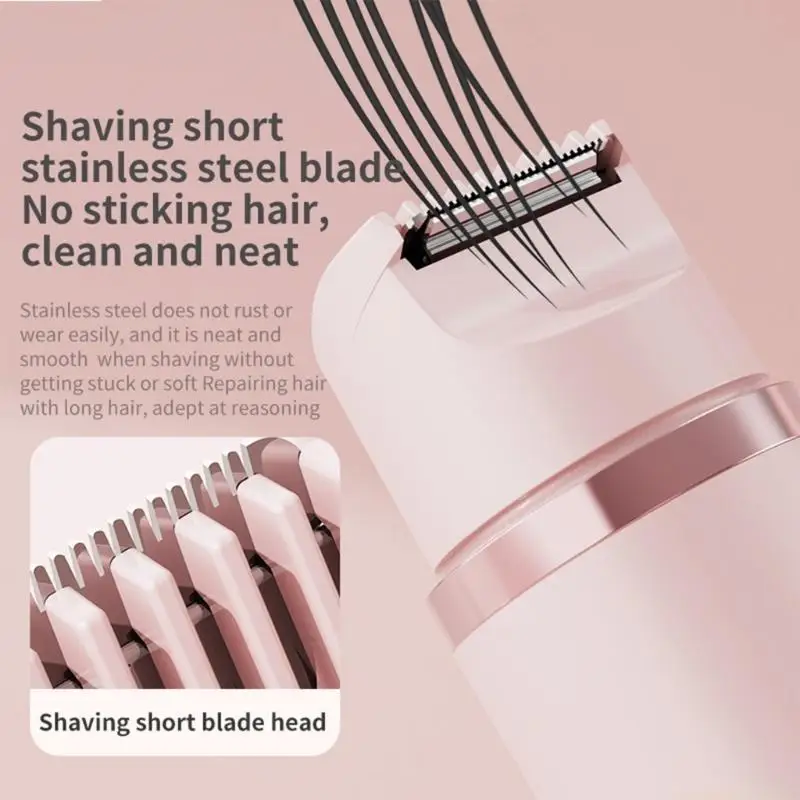 D0AB Wireless Shaver with Waterproof Feature Low Noise Trimmer ABS Texture for Home