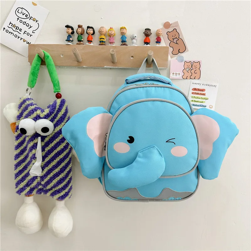 Crianças mochila para menino bonito mochilas elefante bebê saco de lona mãe crianças sacos para a menina da criança mochila sacos escolares sac