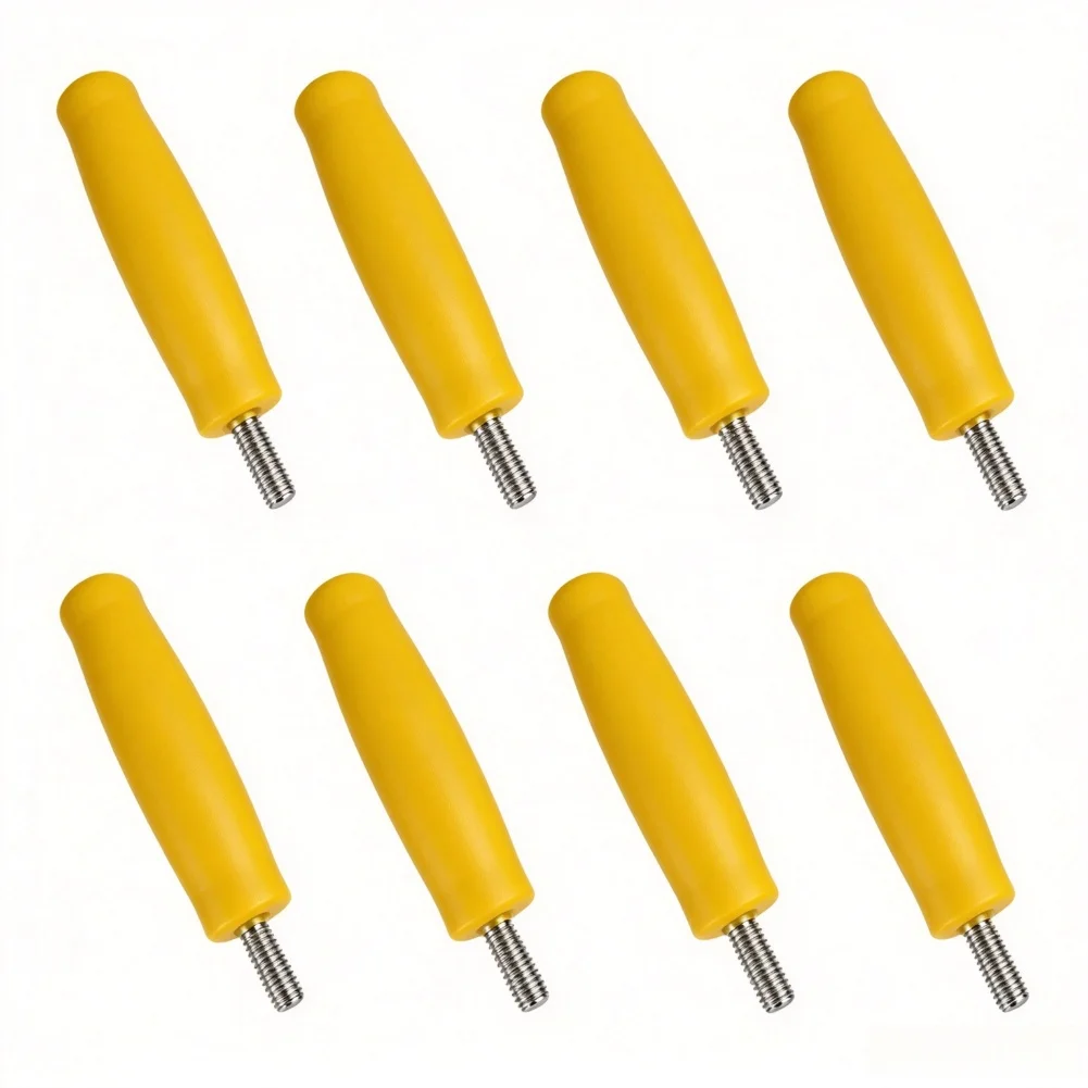 8pcs/pack Gym Machine Handle Grips With M10x25mm Threaded PP Pull Knob Plastic Non-Slip Fitness Handle Grips Fitness Equipment