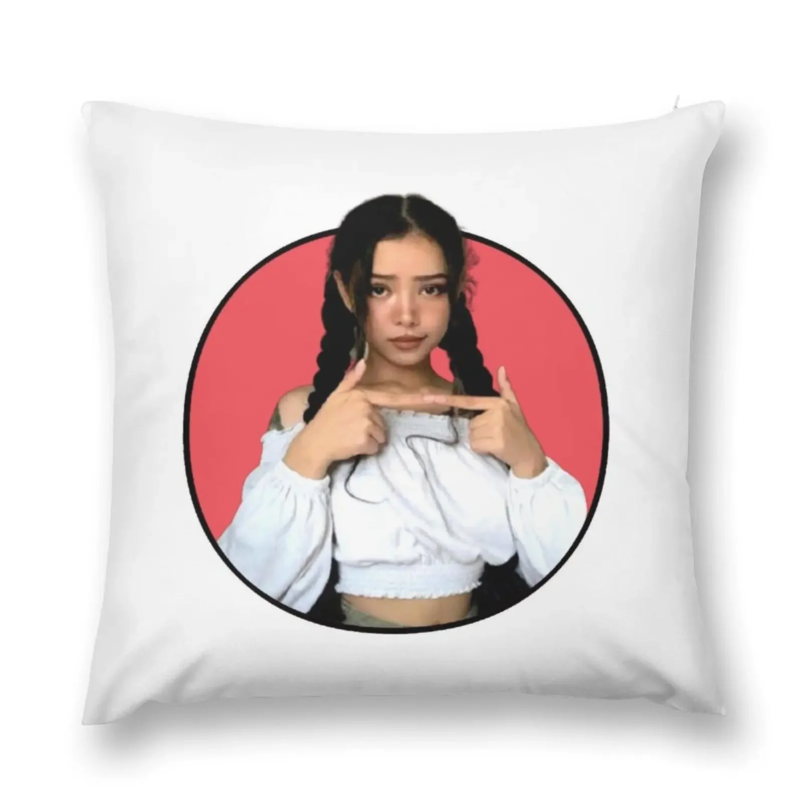 

Bella Poarch Throw Pillow Ornamental Pillow Cushions For Sofa pillow