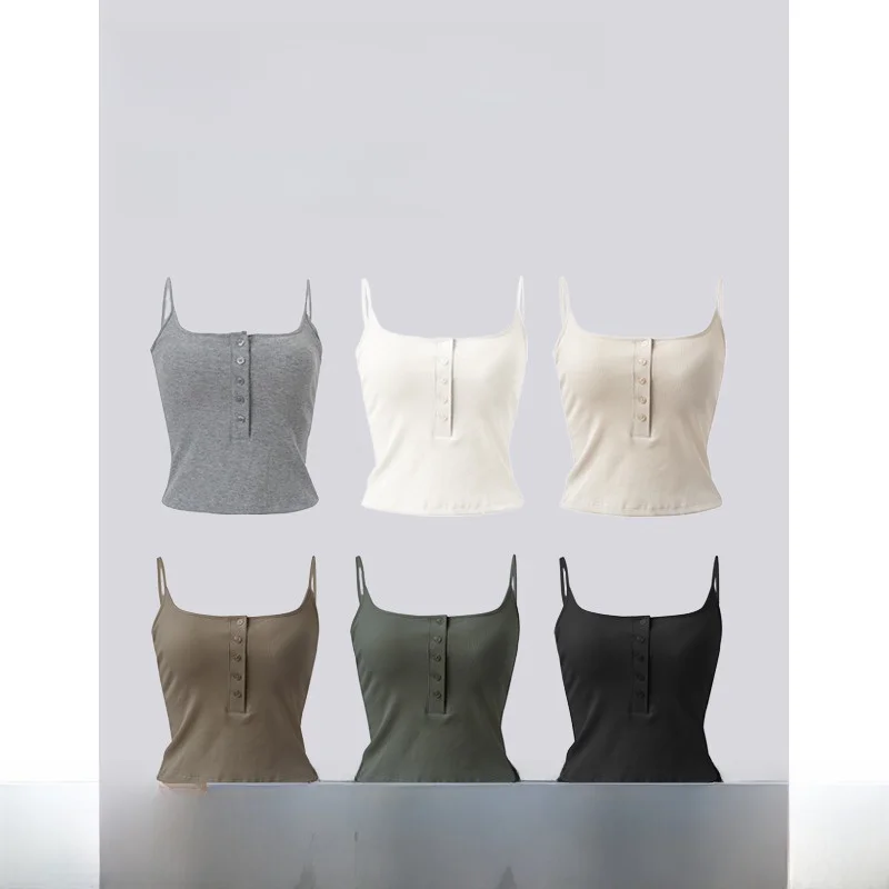 

plus ey Vest with Chest Pad Bal Svel Inner Wear for Women ort Sle Commute Faion Pure Color