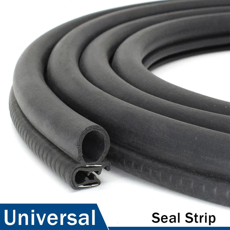 Universal Auto Rubber Seal Weather Strip Door Window Lock Trunk Hood Edge Trim Seal Trunk Engine Door 2/4/5m