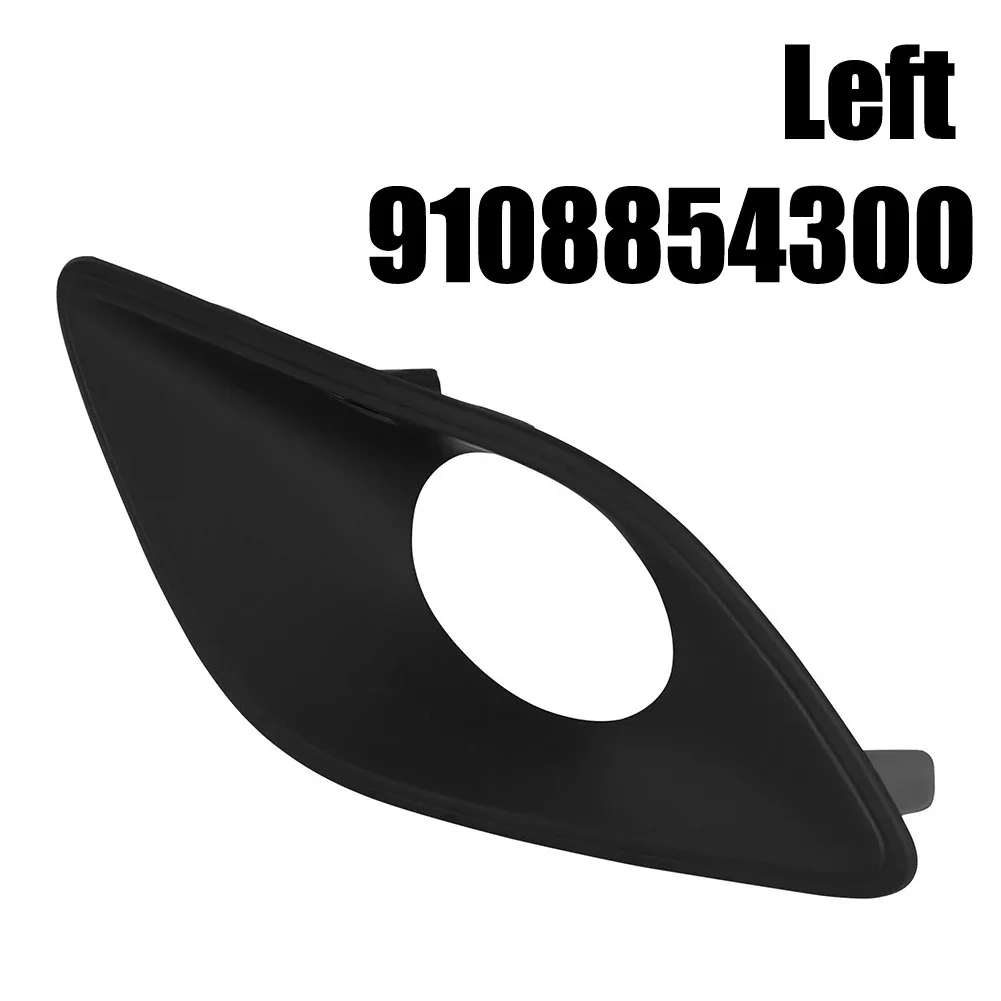 Easy Installation Fog Light Cover 33x13.6 Cm Black Brand New Front Bumper Fog Light Cover Stable Characteristics 1*