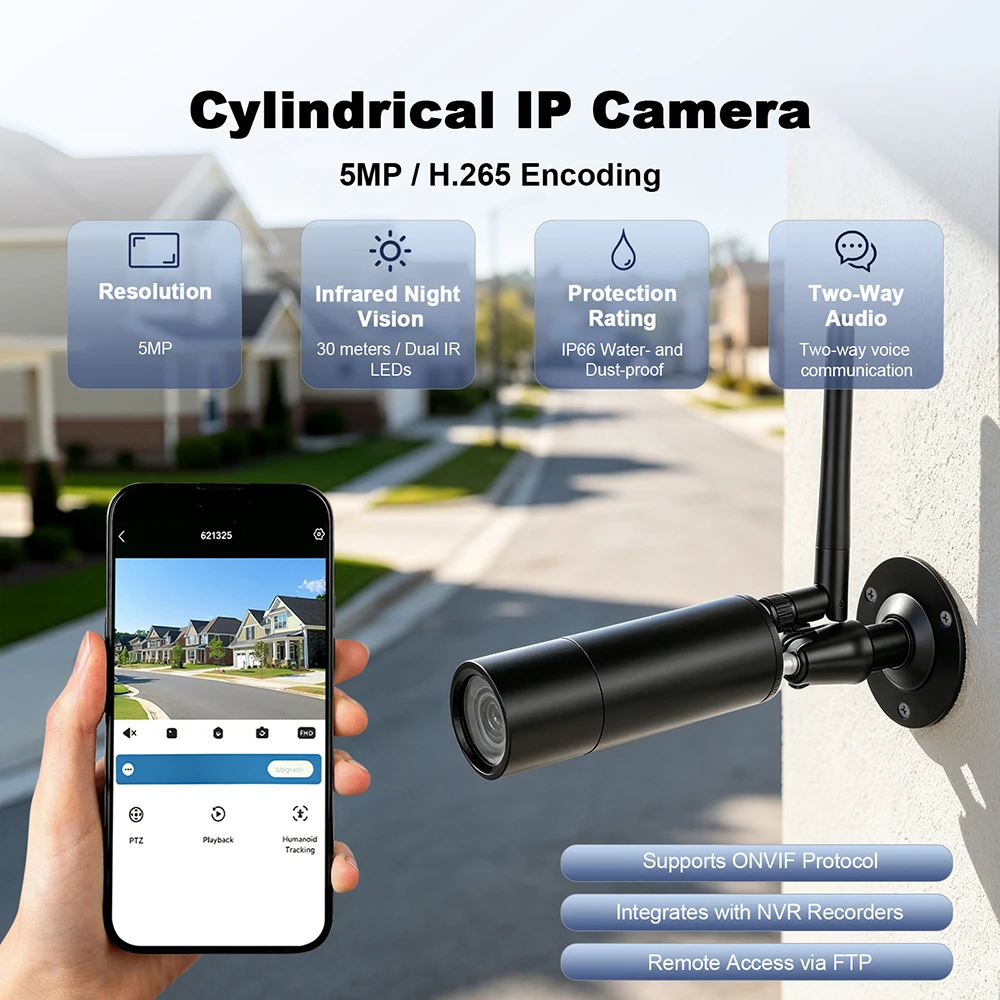 Awapow 5MP Mini IP-camera POE - Photography Lighting Indoor recensie en prijs