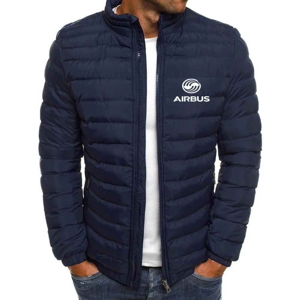 AIRBUS AVIATION Flight Men Stand collar Jackets Coats Airbusfan A320 Zipper Sweatshirts Male Fashion Jacket Mens Clothing Outerw