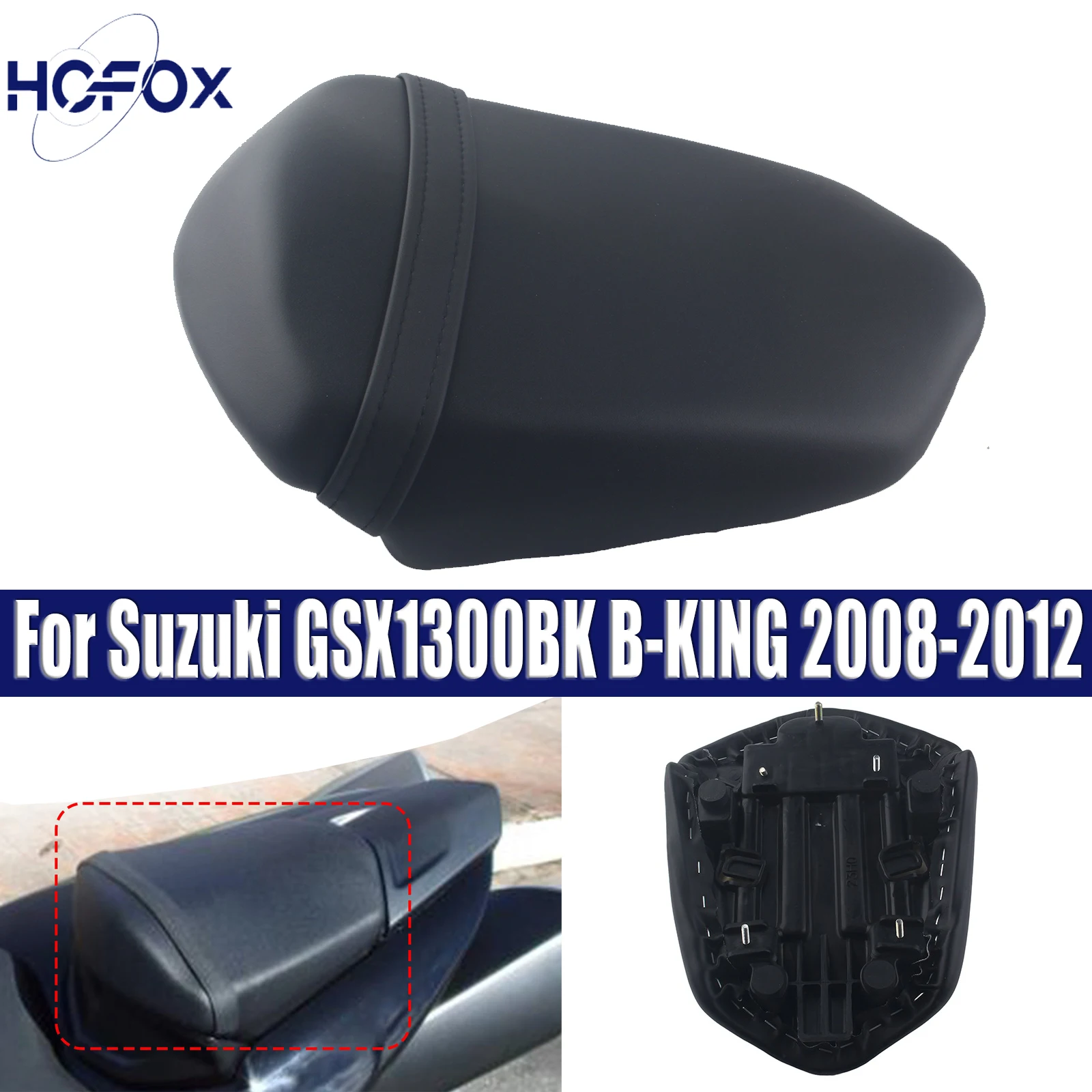 

Motorcycle Rear Pillion Passenger Seat For Suzuki GSX1300BK B-KING 2008-2012 2009 2010 2011