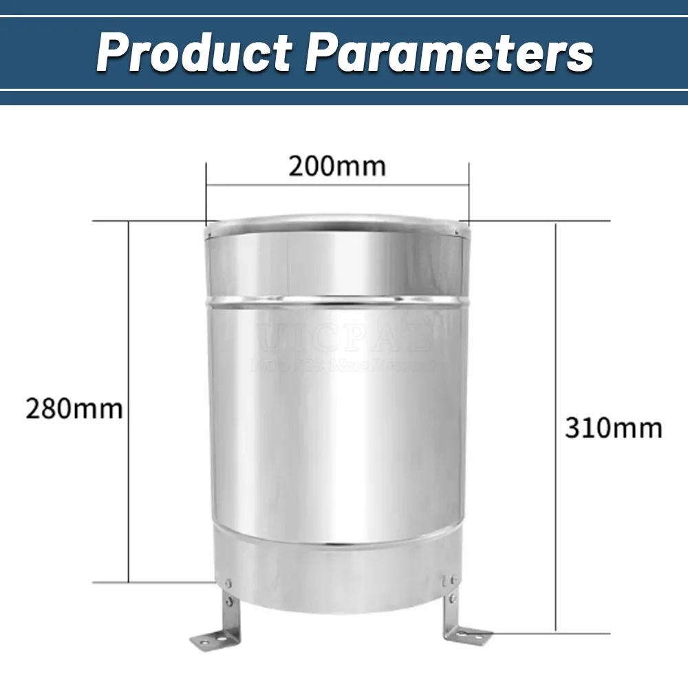 Stainless Steel Rain Sensor Precipitation Double Tipping Bucket Weather Station Transmitters Rain Monitor Rain Gauge