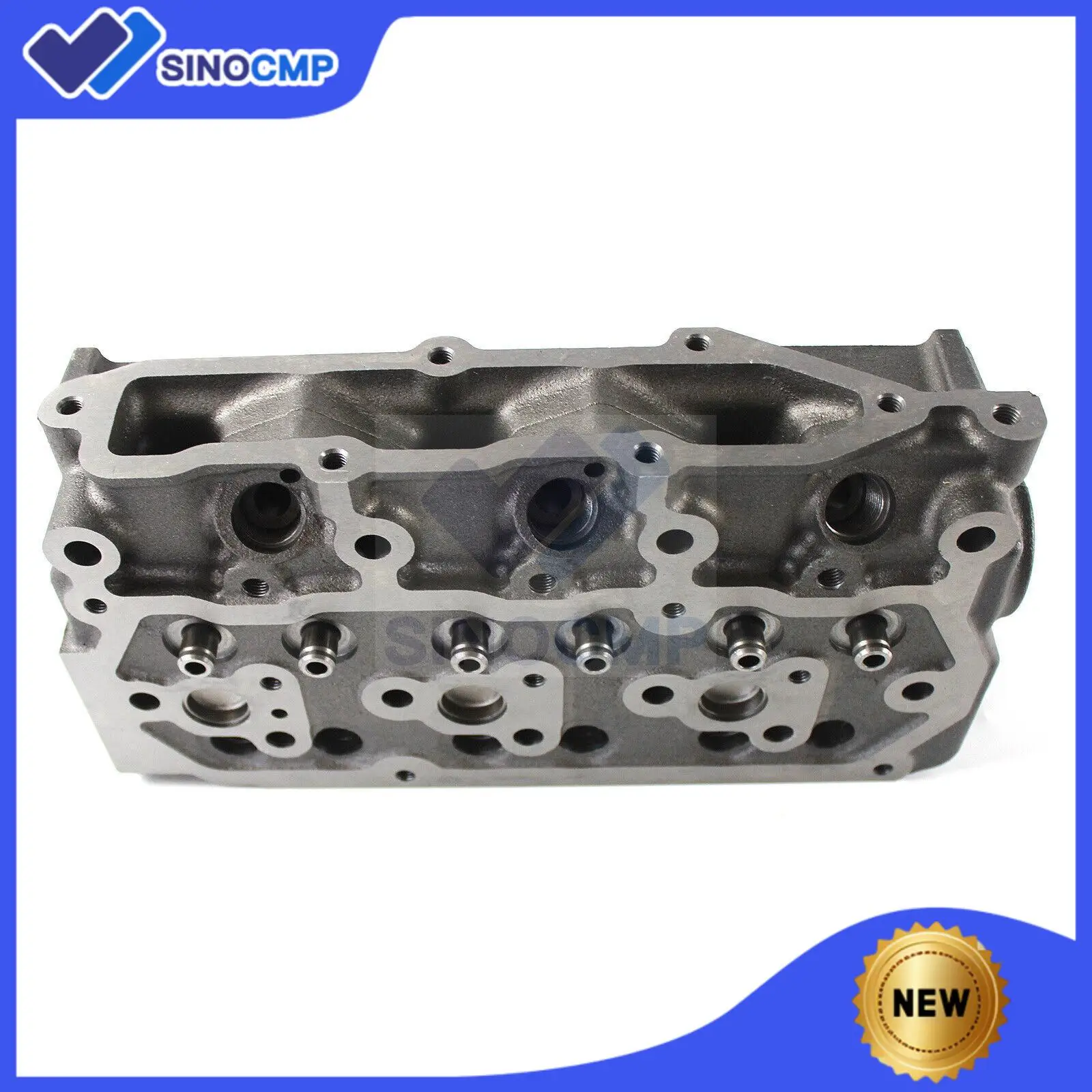 Engine Cylinder Head Ass'y Replacement for Mitsubishi S3L S3L2 Engine CAT Excavator 302.5C Parts, 6 Months Warranty