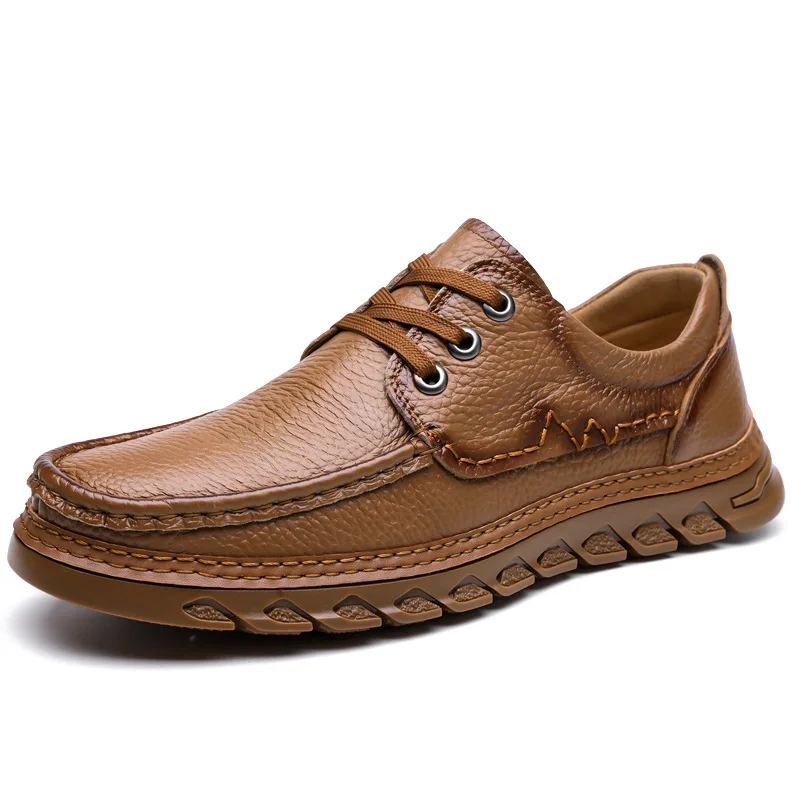

New Designer Business Causal Shoes for Men Solid Color Fashion Leather Shoes Male Soft Sole Spring Autumn Loafers Man