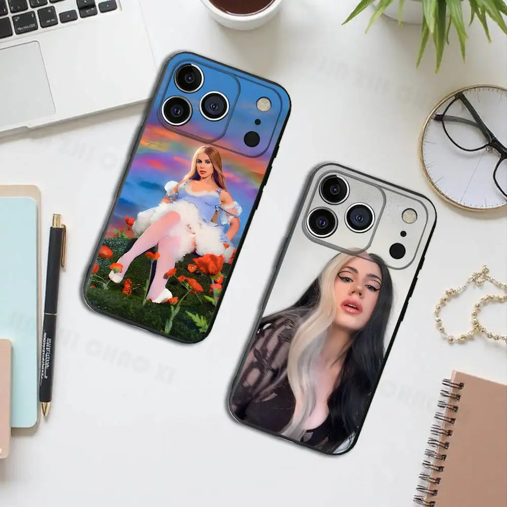 

Singer Slayyyter Silicone Soft Phone Case For IPhone17 16 15 14 13 12 11 Pro Max Plus X XR SE Cover