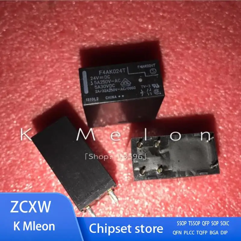 

5PCS/LOT F.T-F4AK024T FTR-F4AK024T F4AK024T F4AK024 5A 24VDC PIN6