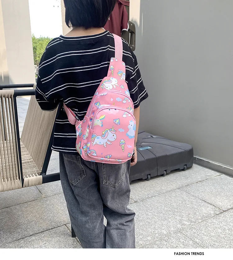 Bolso de hombro con cara sonriente para niños, Mini bolso cruzado, monedero para niñas, mochila de dibujos animados