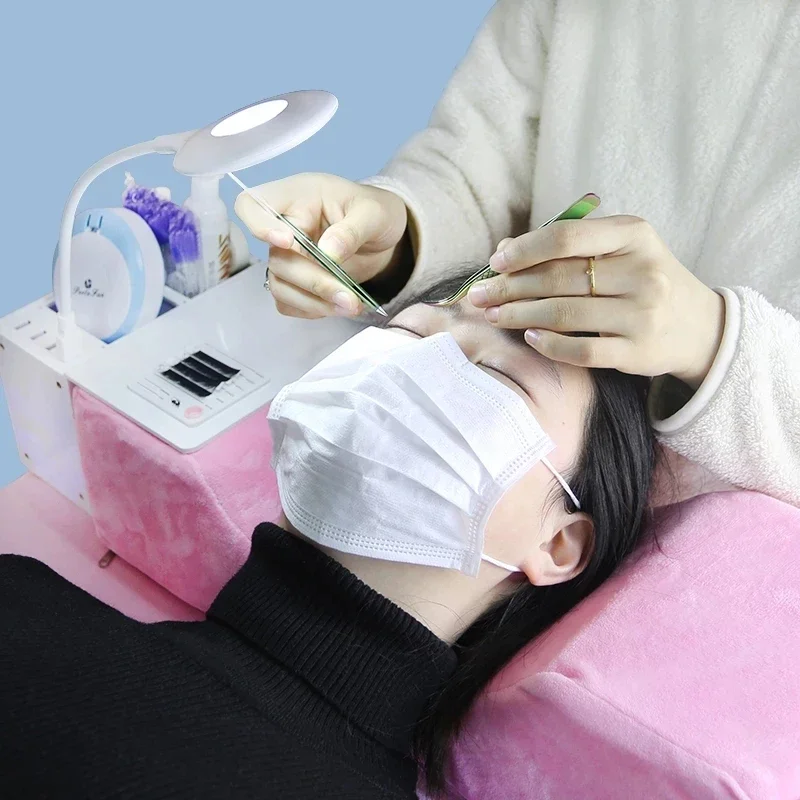 Forniture per l'estensione delle ciglia all'ingrosso Set ciglia Micro pennello nastro colla anello Eye Pad applicatore Mascara usa e getta strumento per ciglia