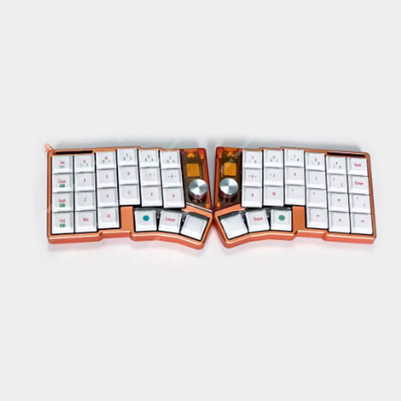 Jezail Funder Cornix Split Keyboard With Knob Cnc Aluminum Case
