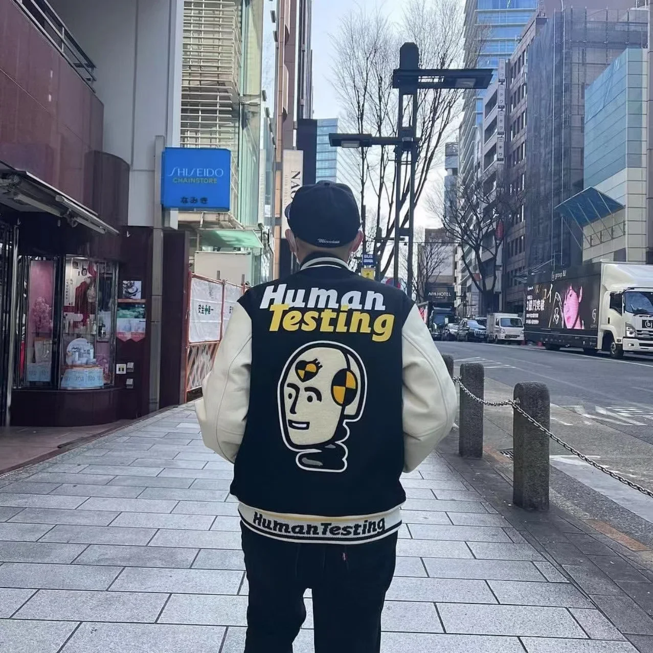 HUMAN MADE Rocky Robot Embroidery Men's and Women's Couple Baseball Jacket Jacket