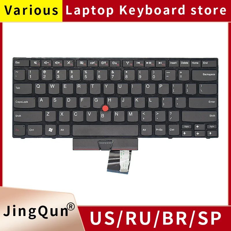 New US Russian Laptop Keyboard For Lenovo ThinkPad IBM E420 E425 E420S E320 E325 S420 04W0800 0A62003