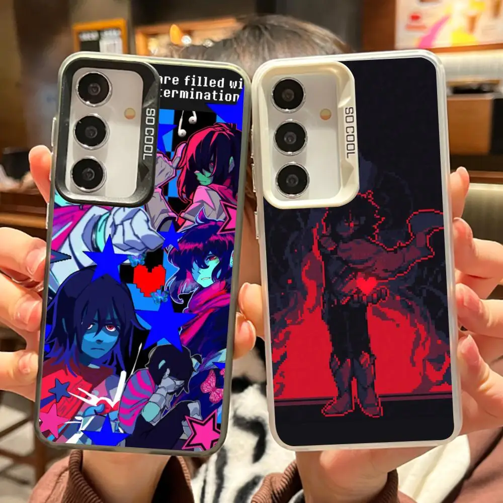 Neue spiel deltarune Telefon Fall Für Schwarz lMDColor Silber Shell Für Samsung A56 A16 A55 A15 A35 A25 A54 A14 A34
