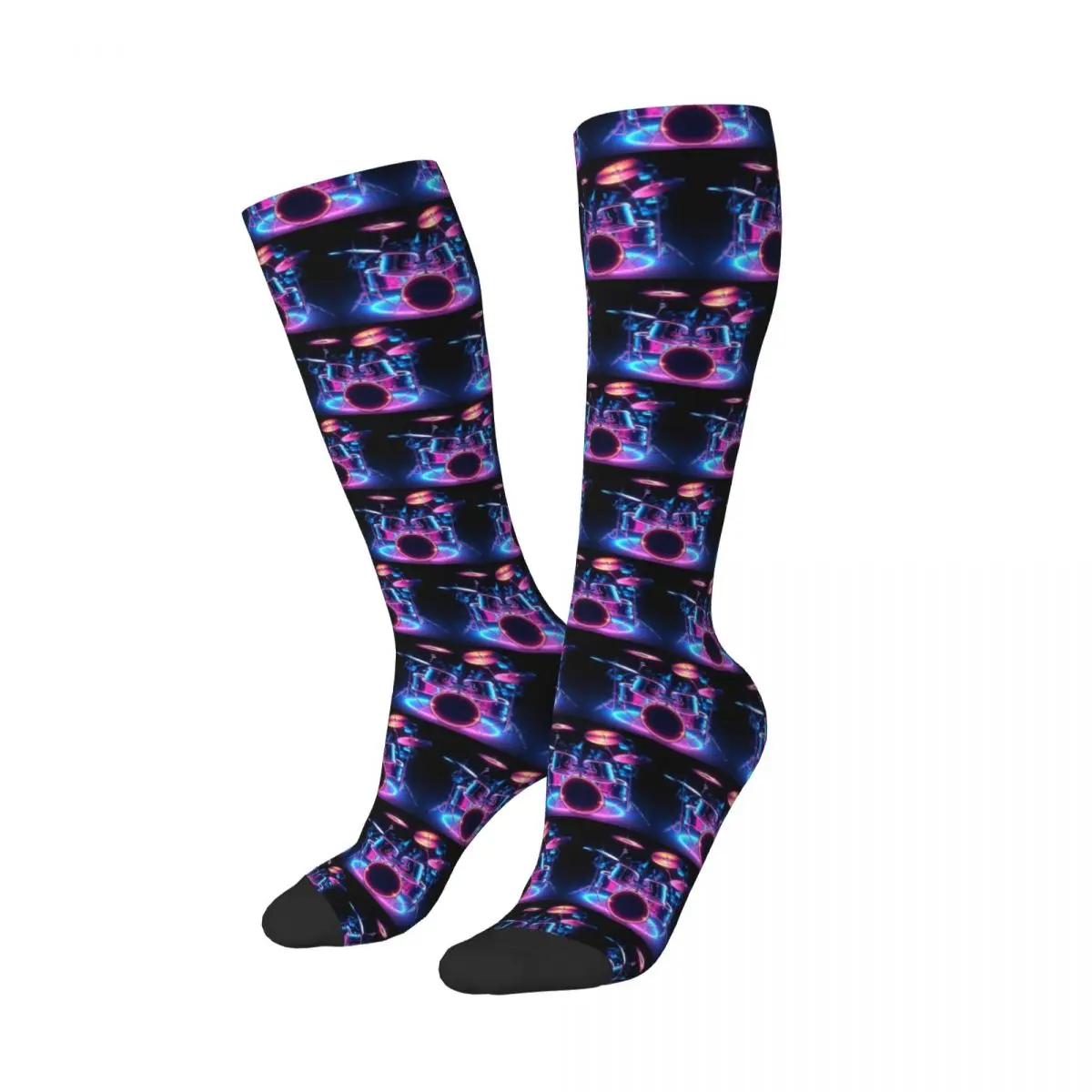 Shelf Drum Electronic Drum Socks Harajuku Stockings All Season Long Socks Accessories for Man Woman Gifts