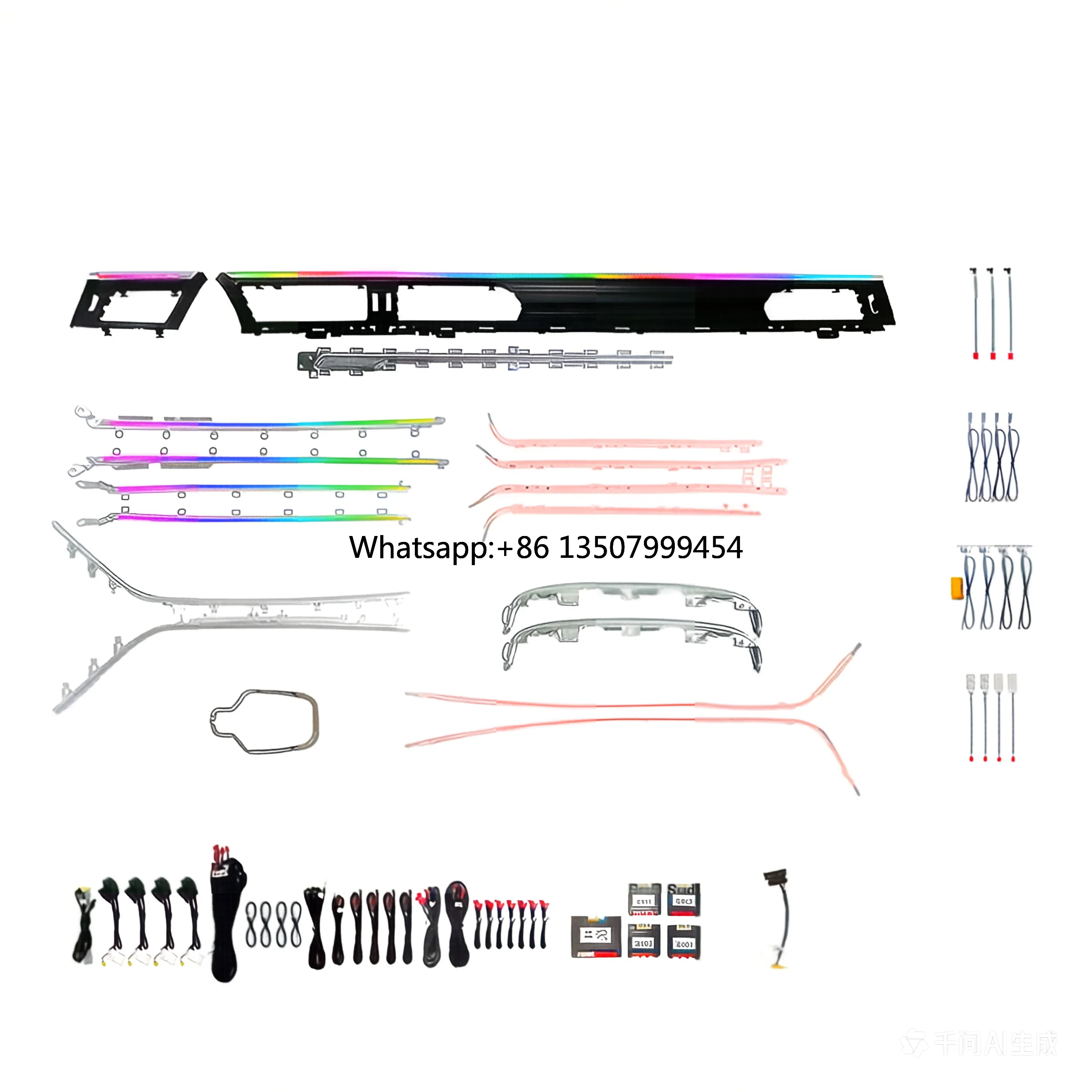 

for for i A6 2019-2025 Intelligent LED Ambient Light 12V 64 Colors Dynamic Symphony Interior Lighting 1 Year Warranty
