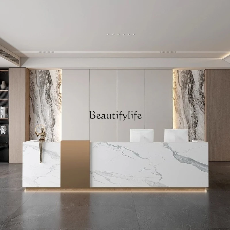

Marble Slate Company Hotel Clubhouse Reception Desk