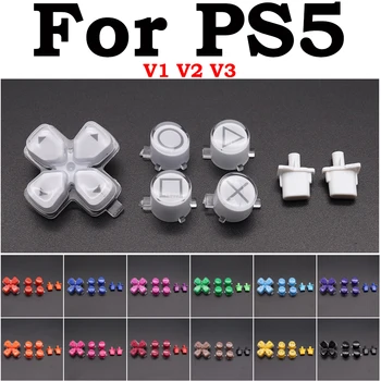 PS5 コントローラ交換用 Dpad と ABXY ゼリーボタントリガーキー修理部品 PS5 V1 V2 V3 オプションと共有ボタン