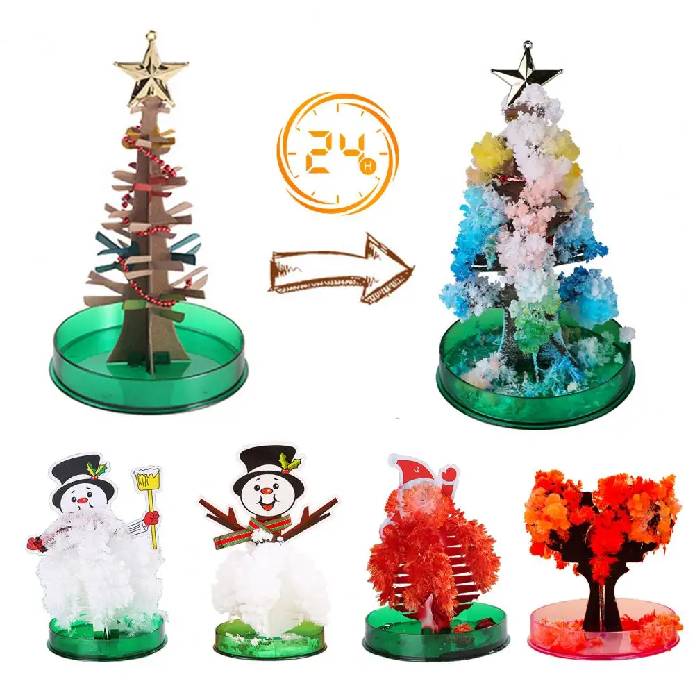 Diy Faux Tree Kit Diy Christmas Tree Kit with Ornaments Educational Novelty Xmas Gift for Boys Girls Faux Growing