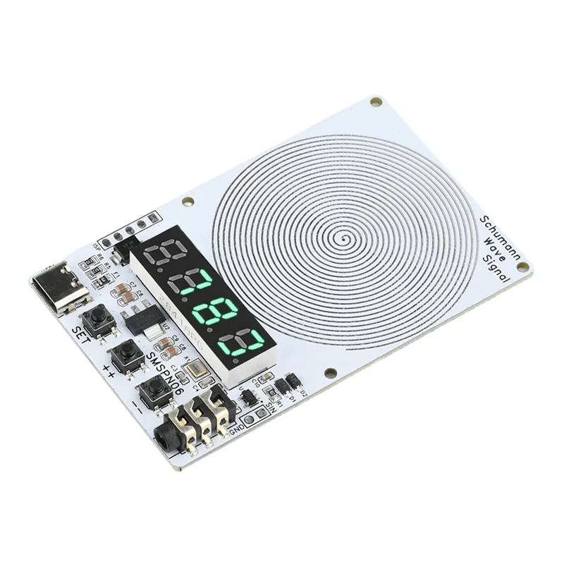 

-A20Z 0,01 Гц-9999 Гц Регулируемый генератор волн Шумана Генератор сигналов 4-значный цифровой трубчатый зеленый дисплей