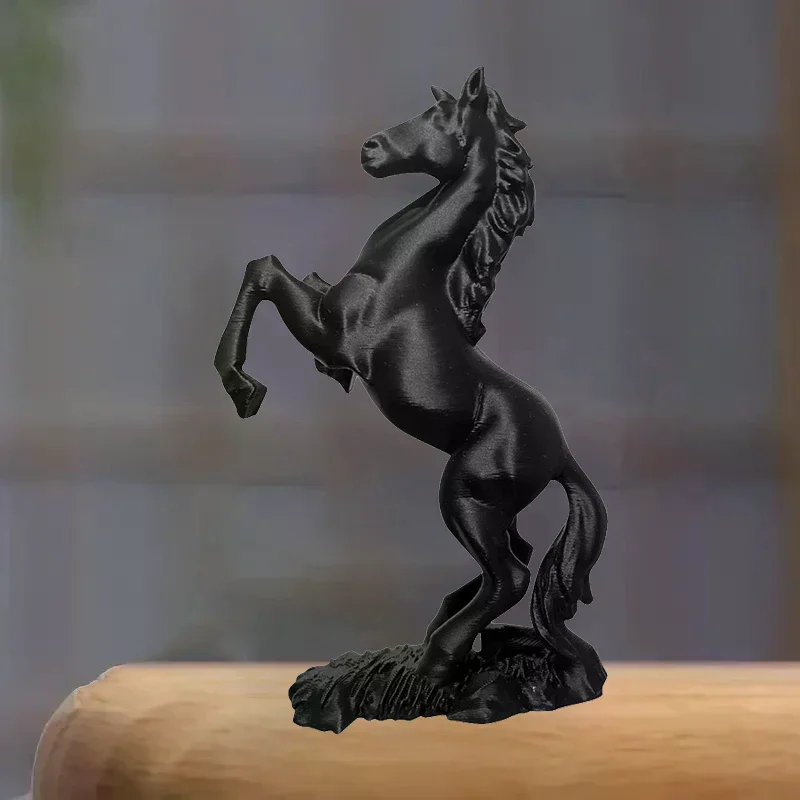 3D Printed Pegasus Sculpture Horse Year Ornament Horse Statue Modern Animal Art Decor Success Symbol For Home & Office view 5