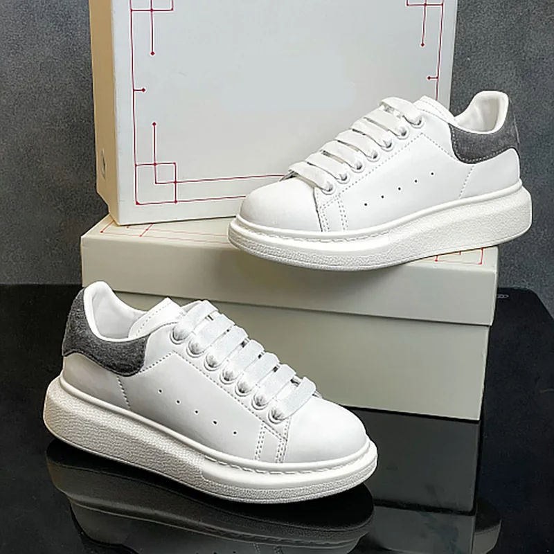 Fashion Brand White Shoes Sneakers for Men Women Espadrilles Platform Casual Sports Shoes Vulcanize Sneakers Men Zapatos Hombre