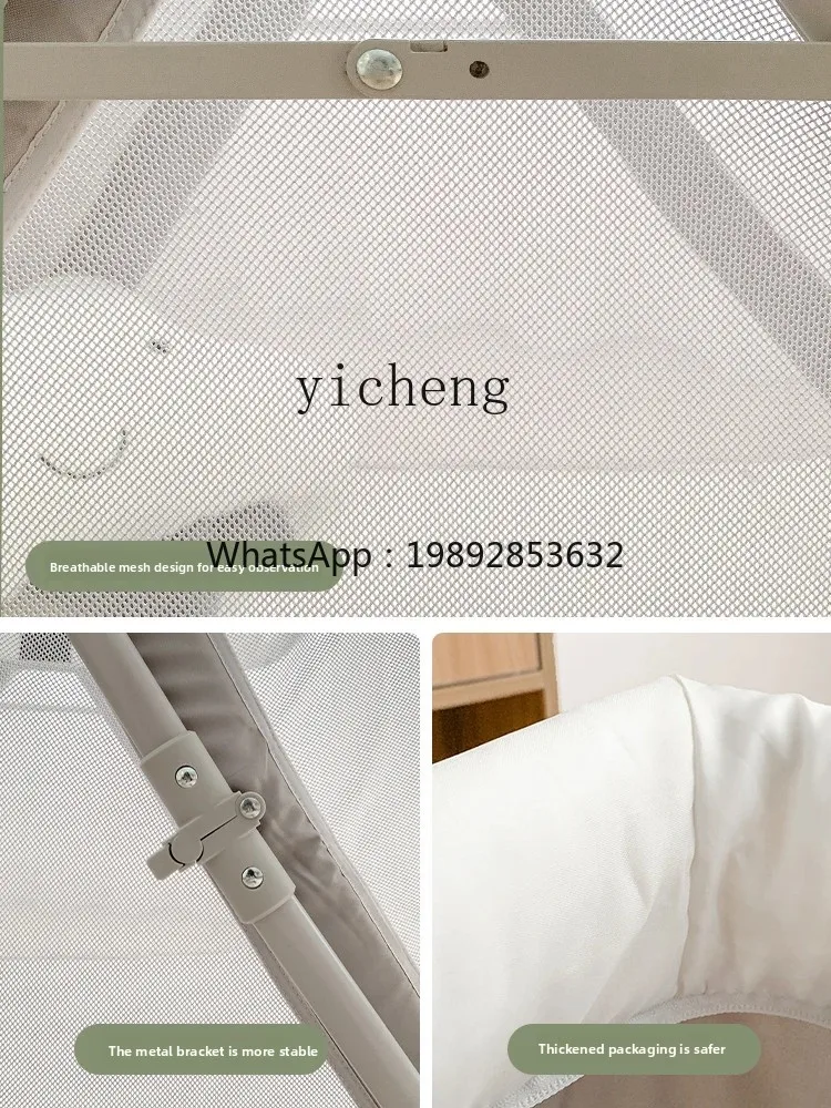 سرير ZZ Crib لحديثي الولادة قابل للطي BB سرير محمول مزود بوظيفة سفر للأطفال