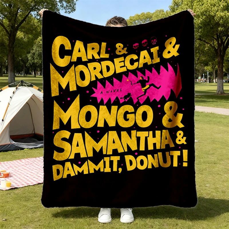 New Achievement Two-Sided  Flannel Blanket, Dungeon Crawler Carl Flannel Throw, Sci-Fi Book Lover Cozy
