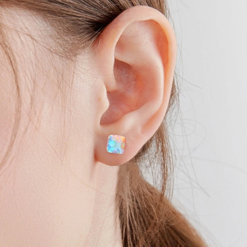 Ear Studs Resin Mold For DIY Mini Heart Shaped Gem Ear Stud Decoration Earrings Silicone Mold UV Epoxy Resin Jewelry Making Tool
