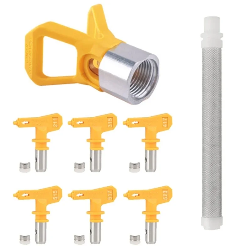 Latex paint spray gun electric spraying machine accessories Repair Nozzles Filter Durability MultiPurpose Airless Sprayer Guns
