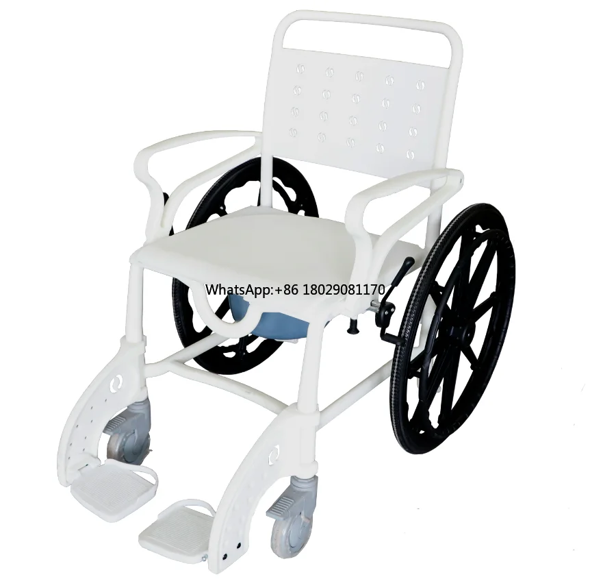 8088B New Design hot selling high quality 3-in-1 Plastic Folding Commode chair wheel chair bath chair