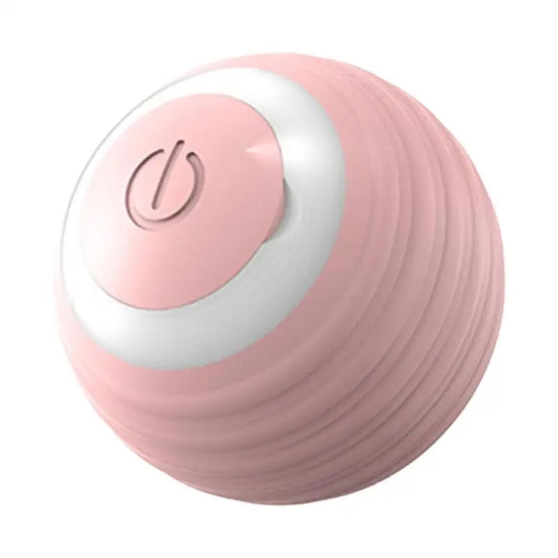 Moving Ball Cat Toy Rechargeable Automatic Rolling Cat Ball Intelligent Obstacle Avoidance Hunting Toys With Light Pet Supplies