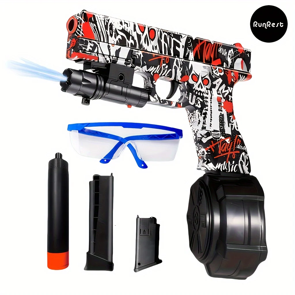 

Blaster Gun， Electric ball blaster pistol, high-performance Orbeez gun cool toy gun, outdoor activity splash ball toy shooting g