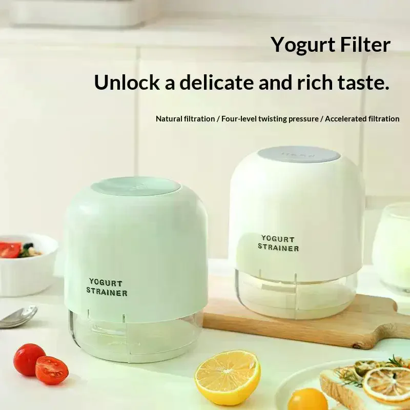 Strainer 4 Gear Squeezing Fast Filtration For Home Creamy Greek Yogurt Whey Separator Household Kitchen Accessories Yogurt