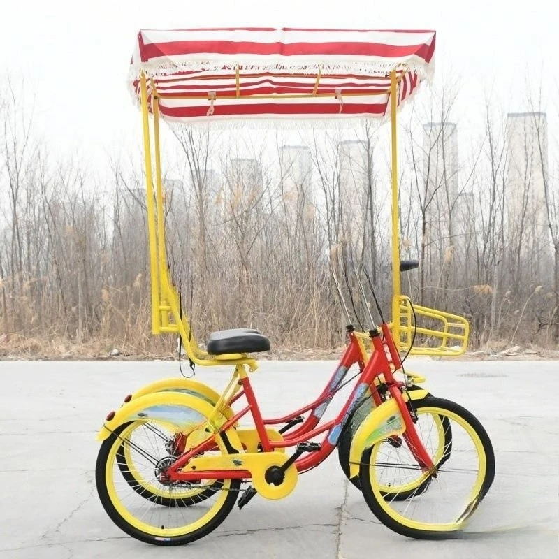 Other driving timing bicycles are fixed-point and self-propelled four-wheeled and double-seated