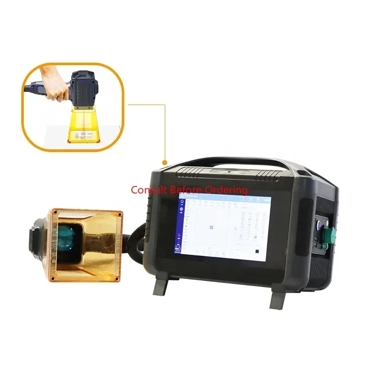 

30W Mini Portable Handheld Fiber Marking Machine Engraving Machine For Metal Stainless