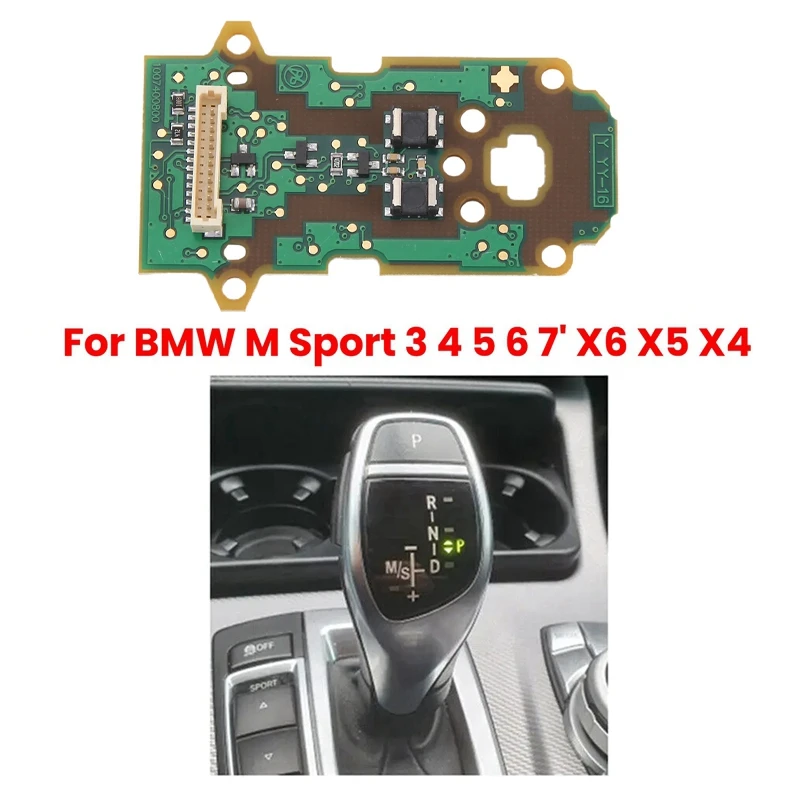 Car Gear Shift Knob LED Panel Circuit Board For BMW M Sport 3 4 5 6 7\' X6 X5 X4 Replacement Accessories