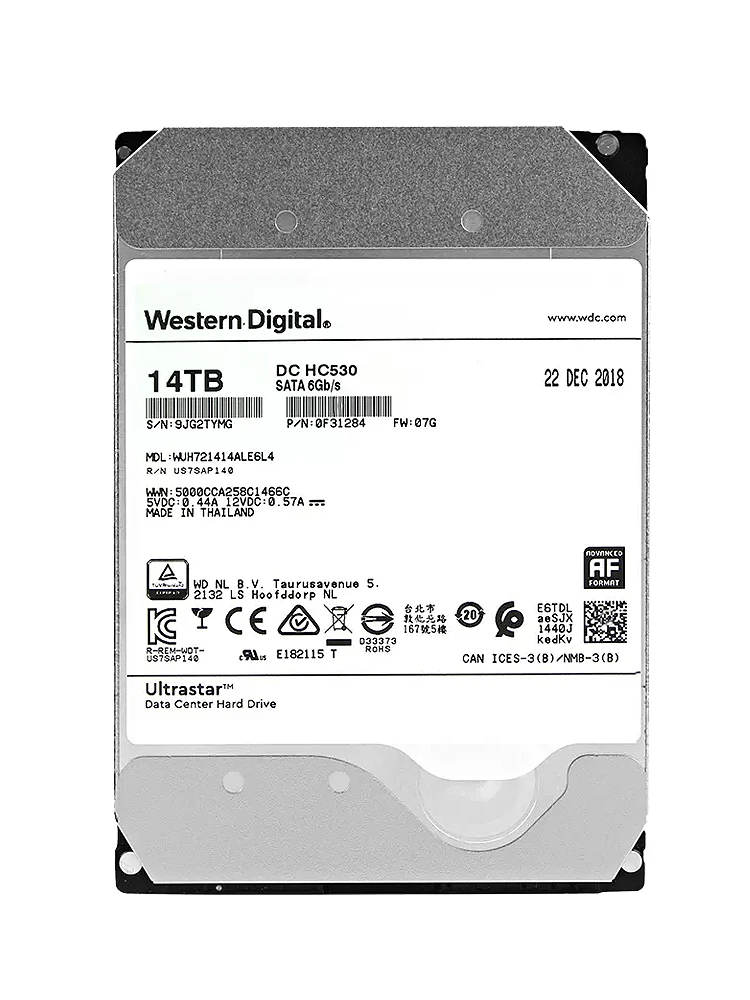 

DC HC520 14TB Enterprise Class Helium Disk 14TB Desktop Computer 7200 to 256M High-Speed 14T Monitoring Hard Disk