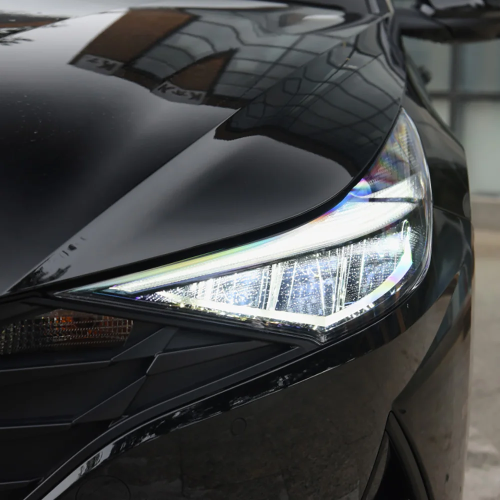 أداة السيارة تحل محل عدسة الكمبيوتر الشفافة المصباح أضواء السيارة قذيفة لشركة هيونداي إلنترا (الإصدار المحلي) 2020 2021 2022 #2