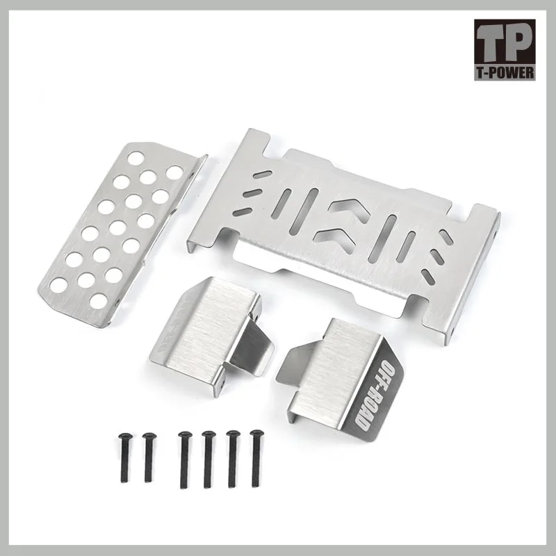 

Rc Model 1/10 Yikong Yk4107 Yk4106pro Upgraded Chassis Armor Metal Shield Remote Control Car Accessories