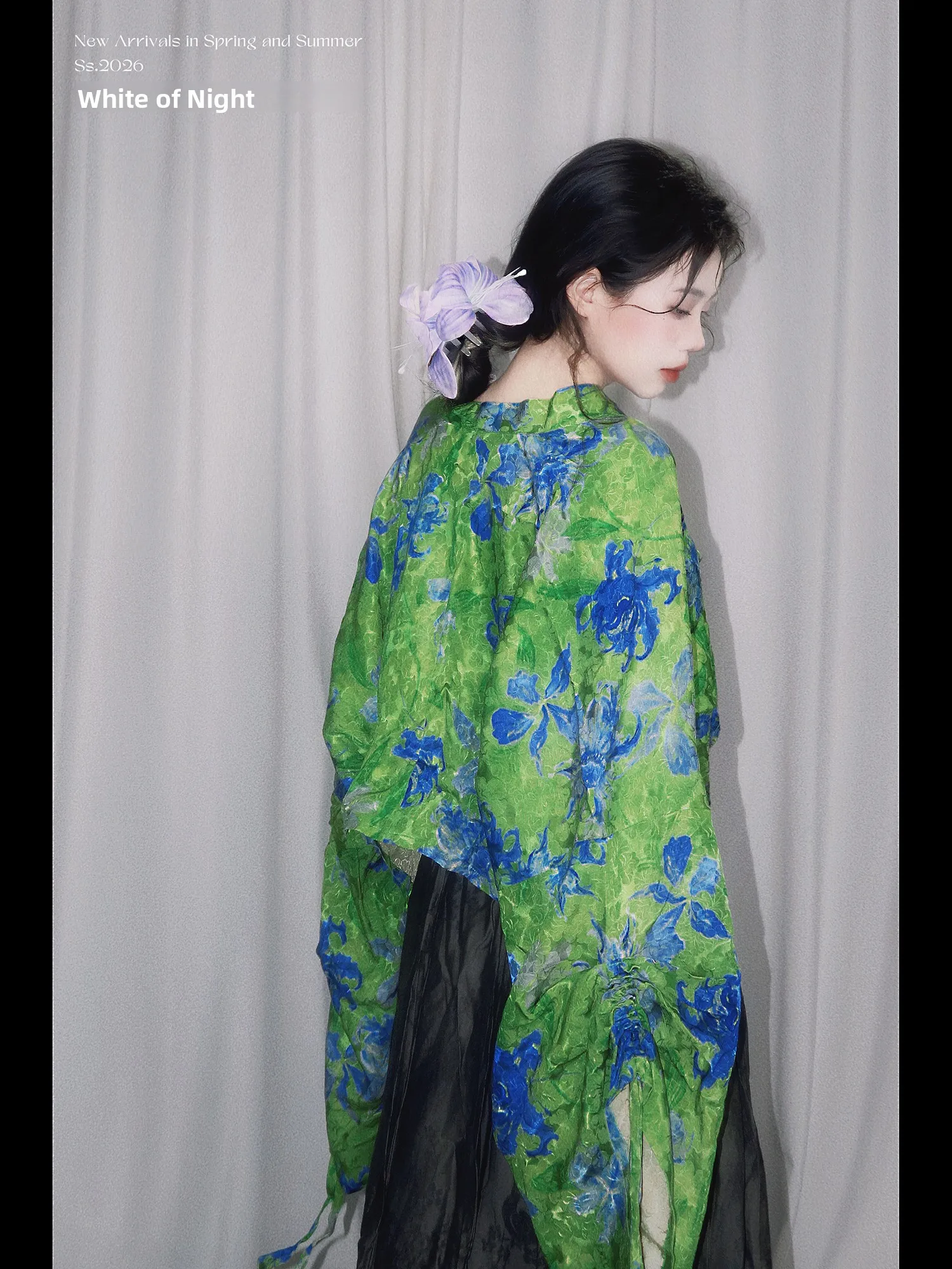 

New Chinese Sle Hanfu Set Women's Silk Embroidery Refinement Famen Temple Design Spring Summer Cool Ancient Chinese Costume