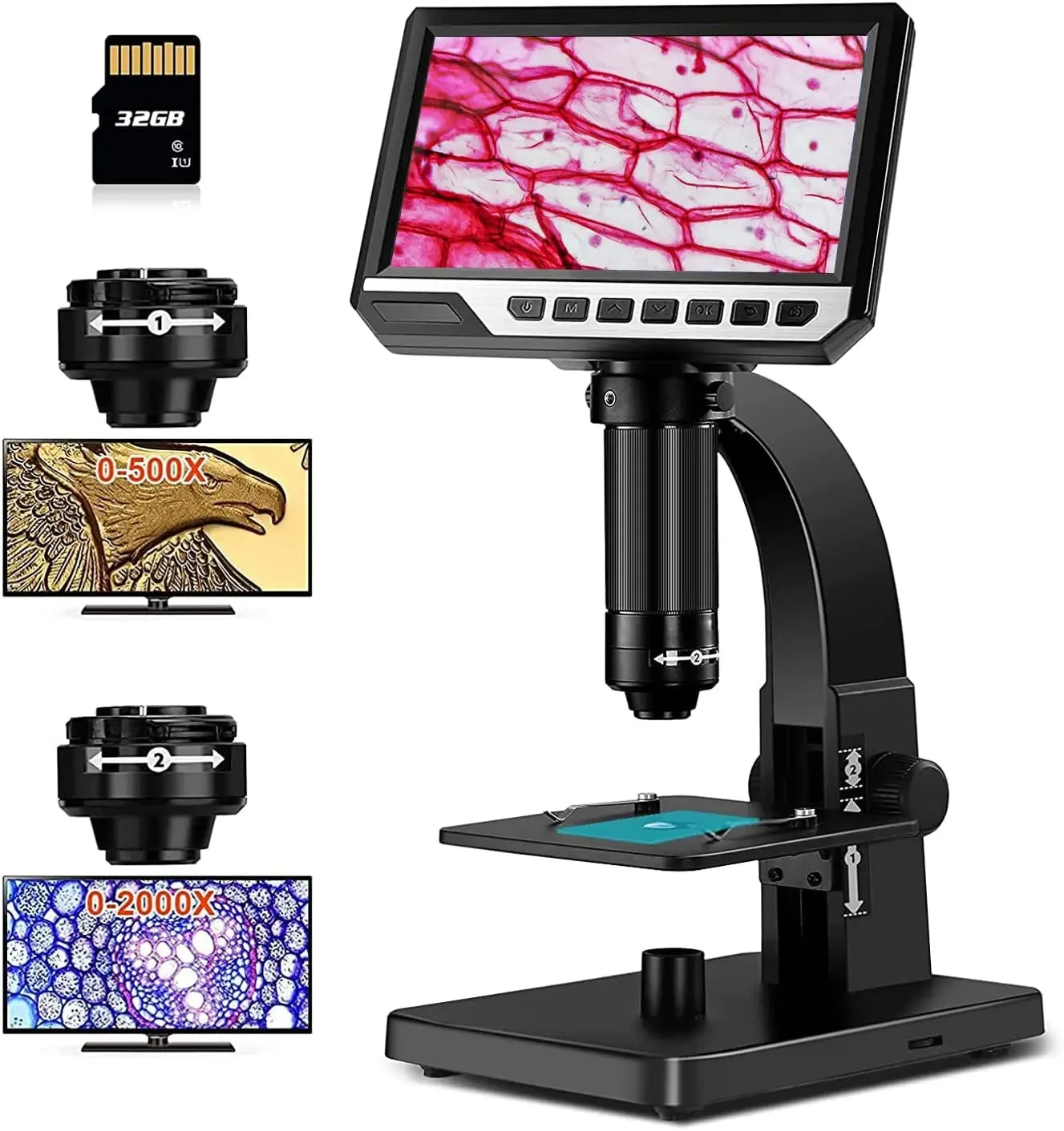 eletronico digital microscopio biologico usb industrial amplificacao continua magnifier solda 2000x 01