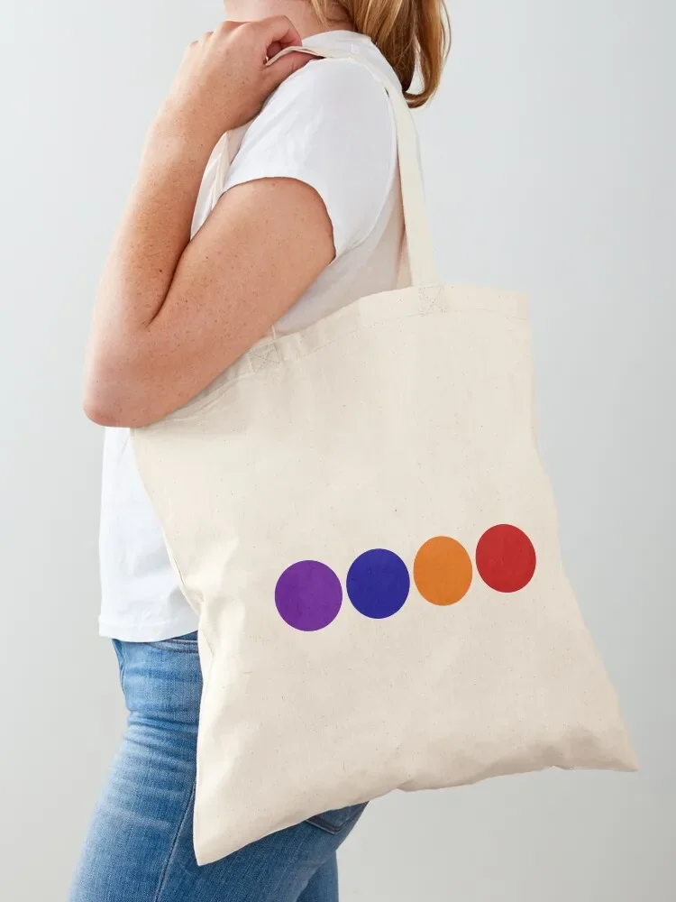 

Фиолетово-синяя, оранжево-красная сумка-тоут из ткани на заказ, эстетичная женская сумка-шоппер класса люкс