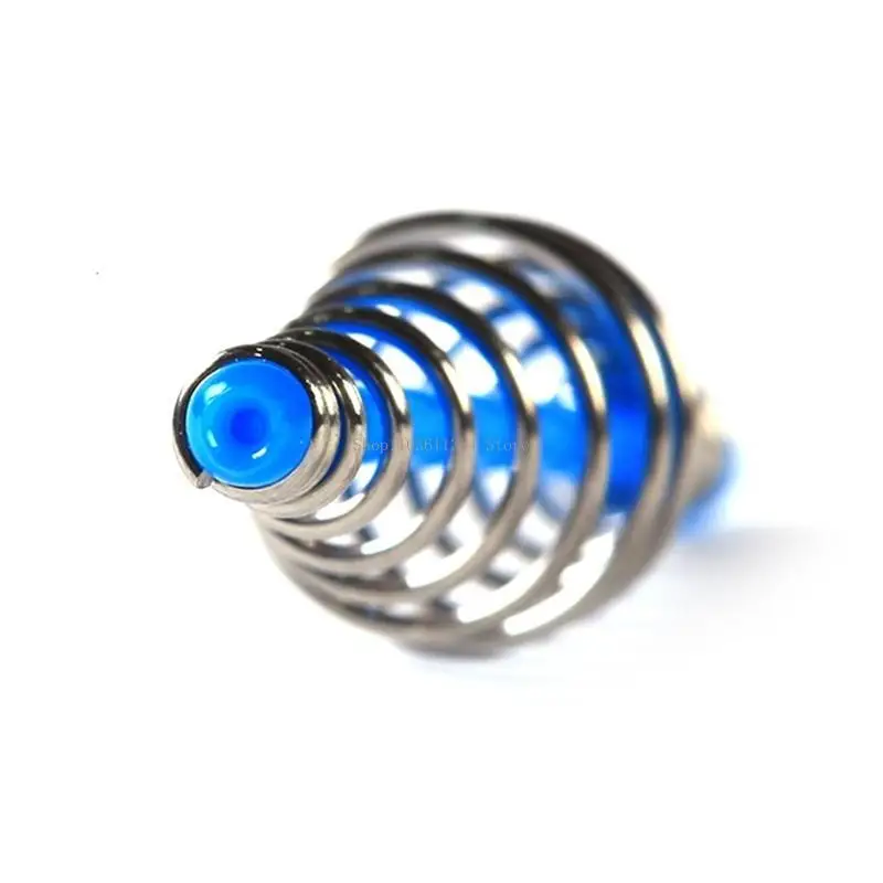 

10/30Pcs Fishing Feeder Baits Cage Spring Coils Inline Methods Feeder Tool