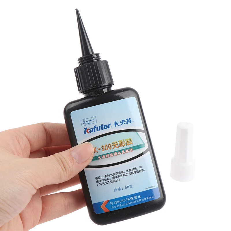 50ml UV Glue Curing Adhesive K-300 Transparent Crystal Glass Adhesive Gule