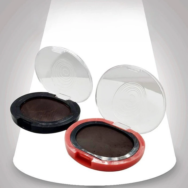 Mini Portable Fingerprint Ink Pad Quick Dry Red Black Thumbprint Stamp Pad Easy Clean Finger Ink Box Office Signature Supplies view 2