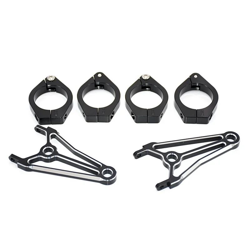 

Superior-Headlight Bracket Mount Clamp Motorcycle Headlight Bracket Mount Clamp Headlight Mount Bracket For 39Mm-41Mm Black+Silv